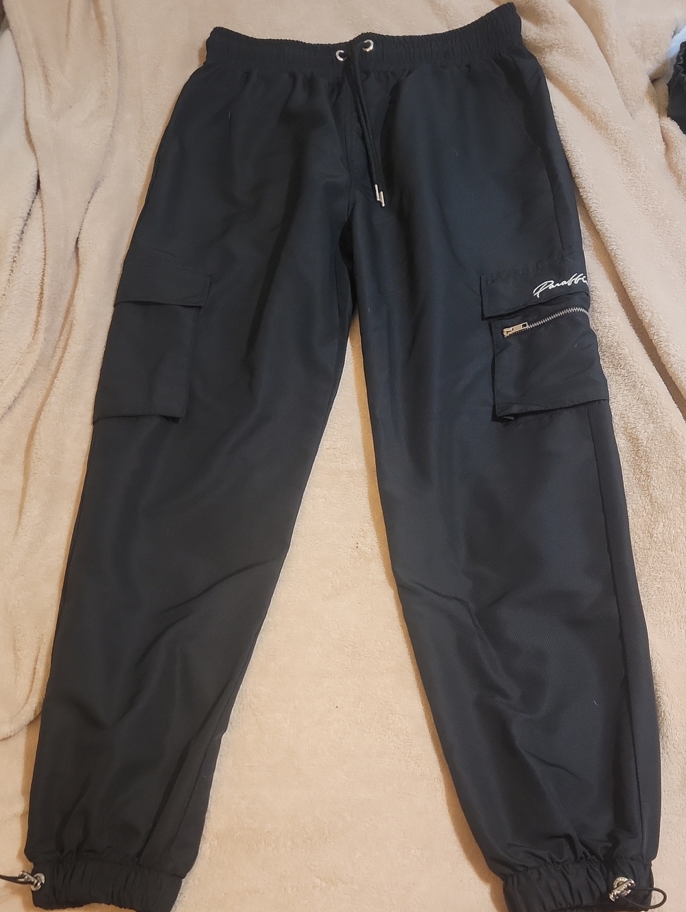 Black Cargo Jogger Pants - Unbranded